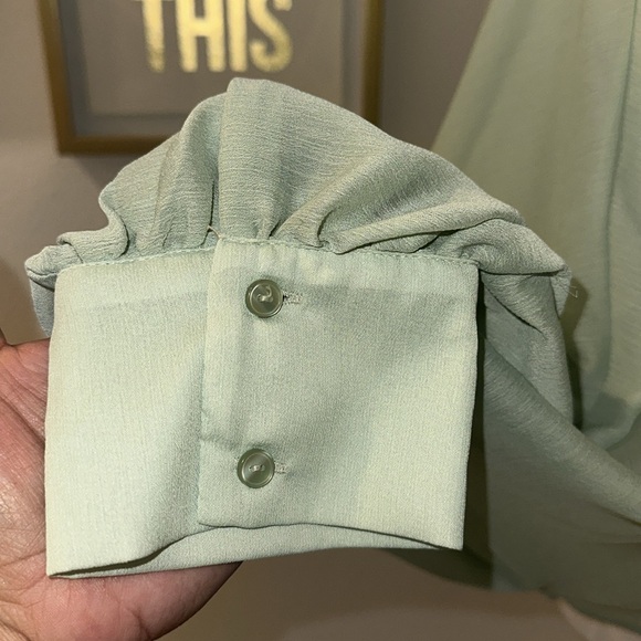 ZARA Mint Green Blouse- 🌿 - Picture 3 of 7